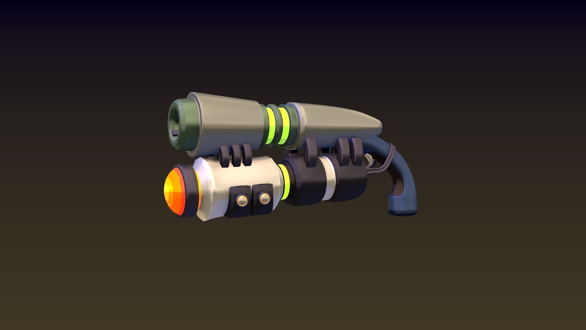 ASV SciFi Guns Volume 01 Low-poly 3D model_7