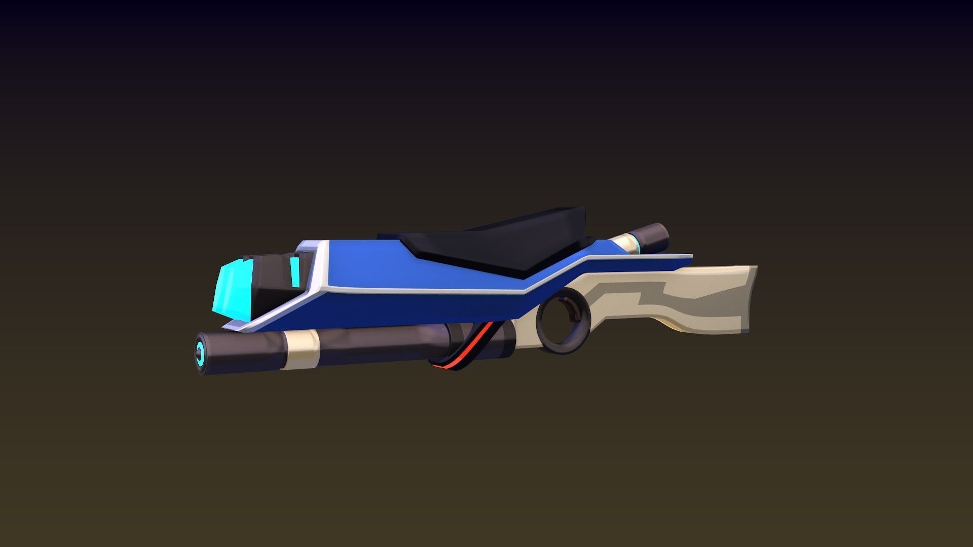 ASV SciFi Guns Volume 01 Low-poly 3D model_13