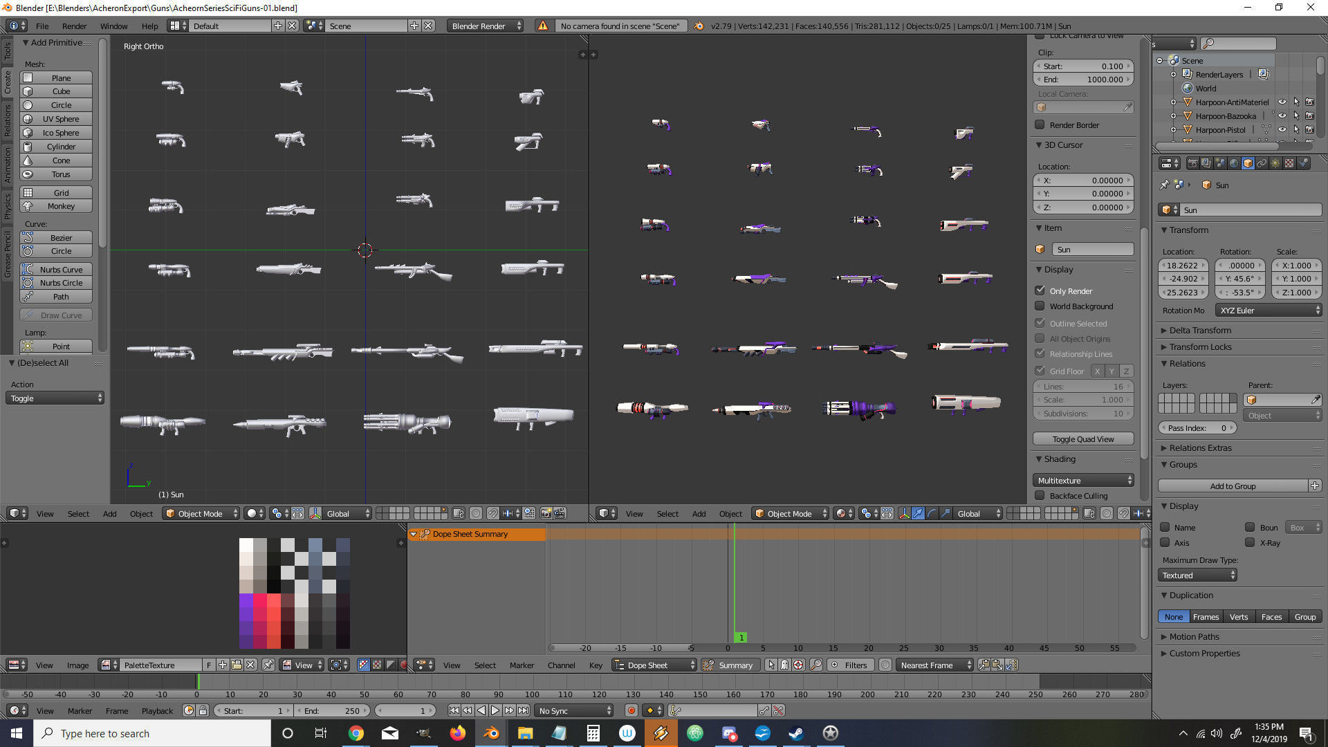 ASV SciFi Guns Volume 01 Low-poly 3D model_2