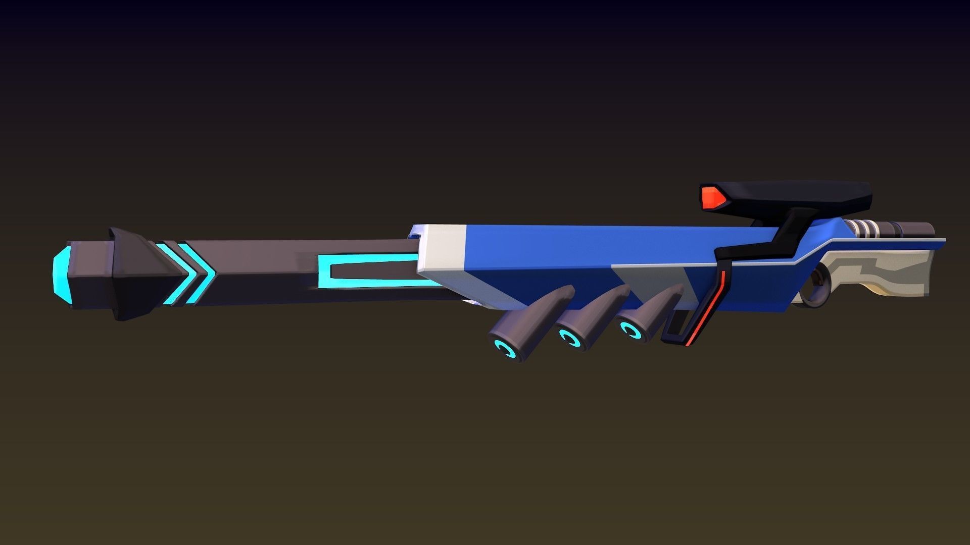 ASV SciFi Guns Volume 01 Low-poly 3D model_15