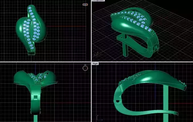 Women Earring 3D print model
