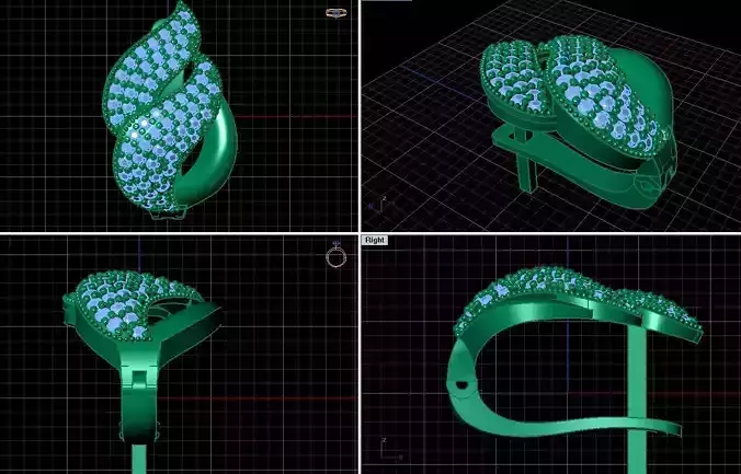 Women Earring 3D print model