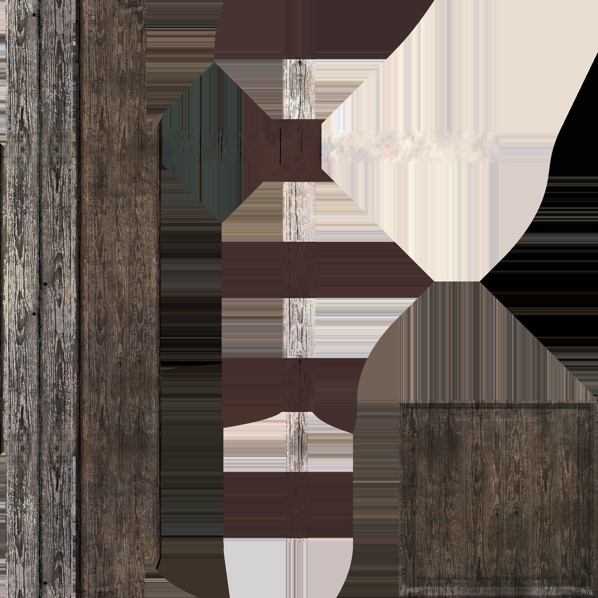 Old Motel Low-poly 3D model_9