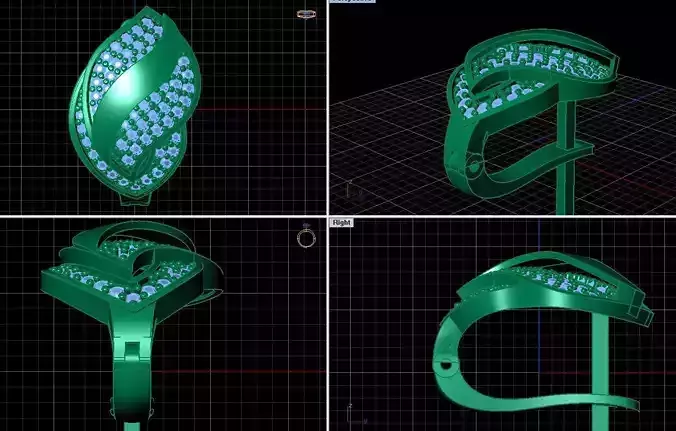 Women Earring 3D print model
