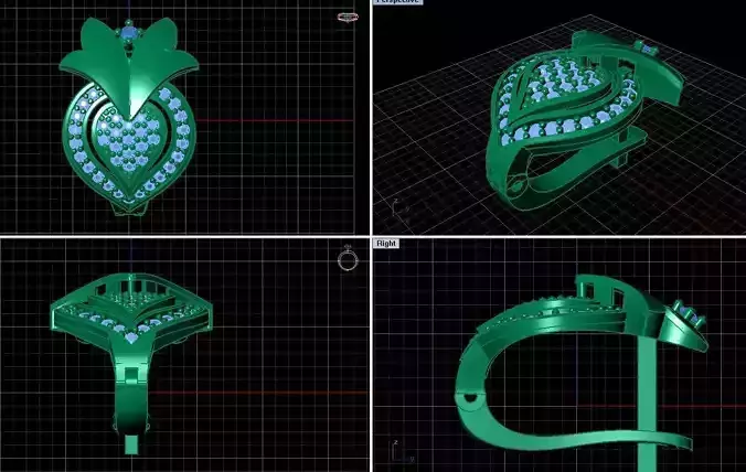 Women Earring 3D print model
