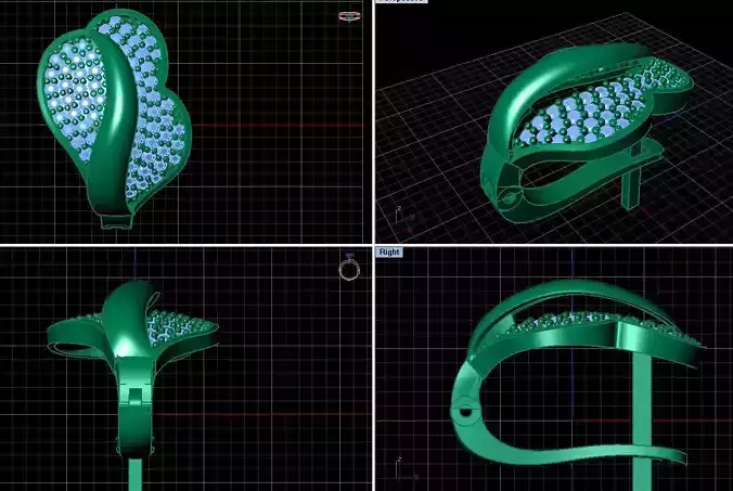Women Earring 3D print model