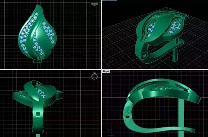 Women Earring 3D print model