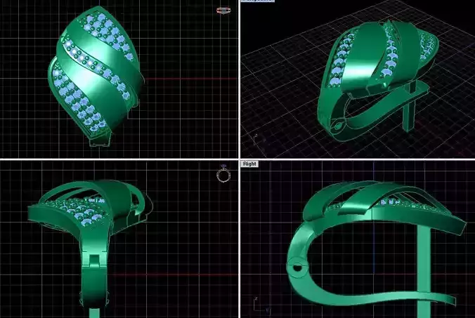 Women Earring 3D print model