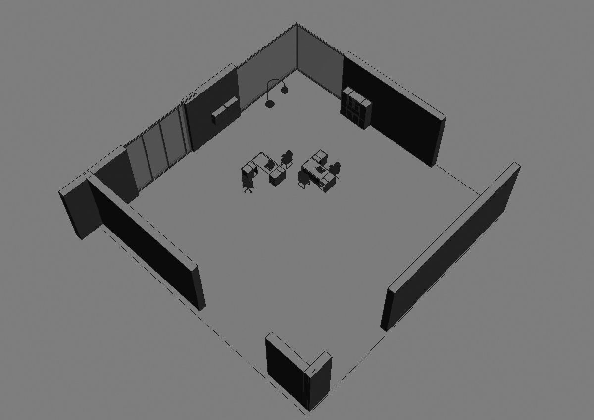 office interior ed488 a13 3D model_4
