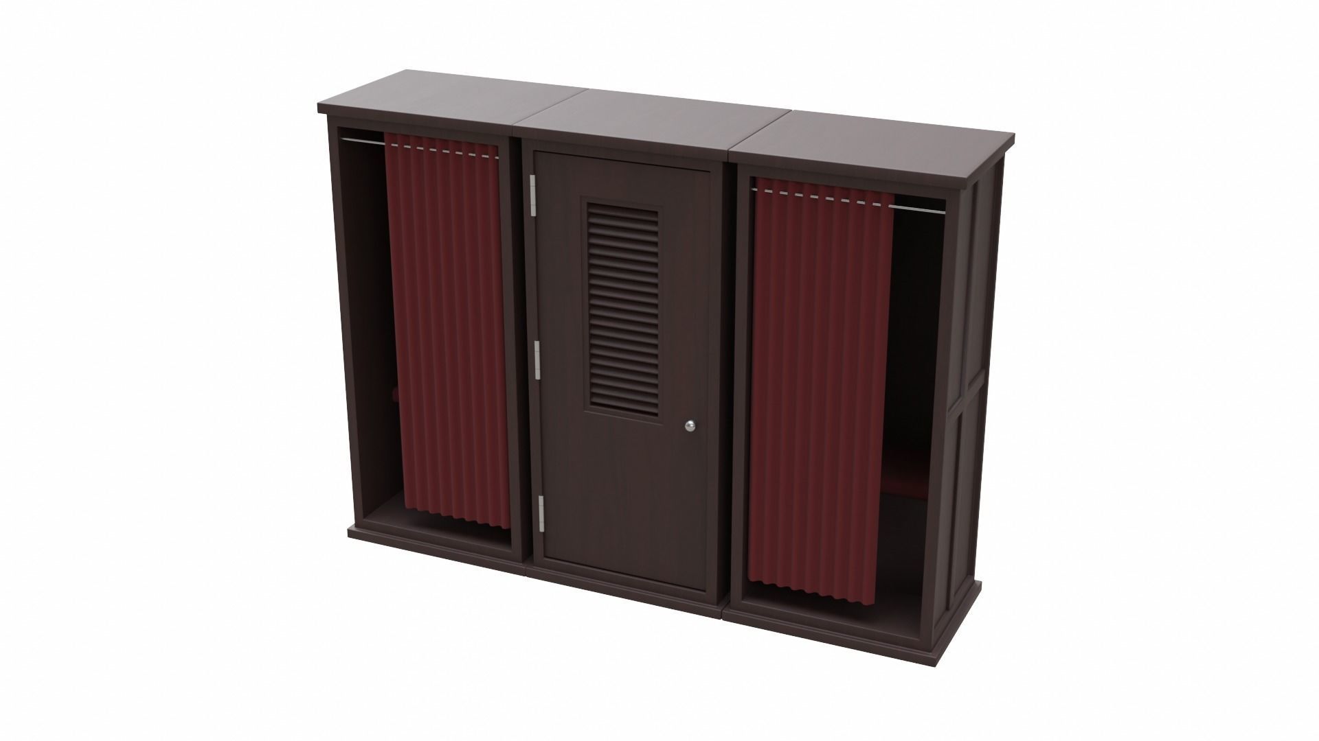 Church Furniture Asset Collection Low-poly 3D model_21