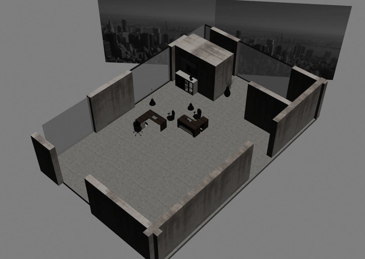 office interior ed588 a07 3D model_11