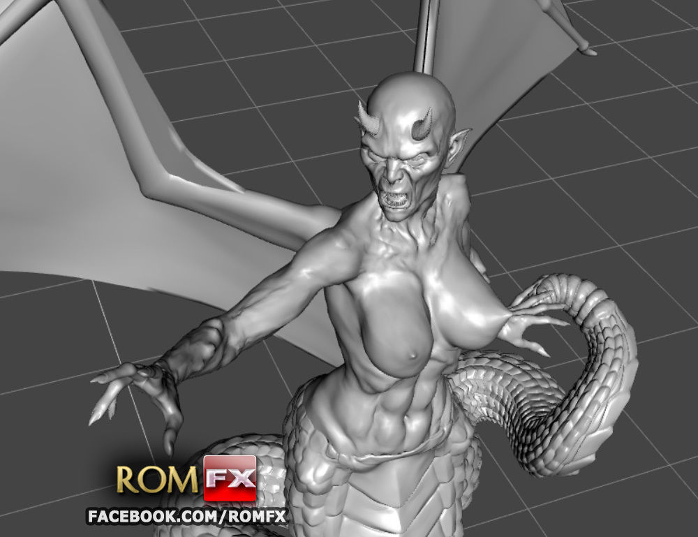 Demonia Creepy Figure Printable 3D print model_18