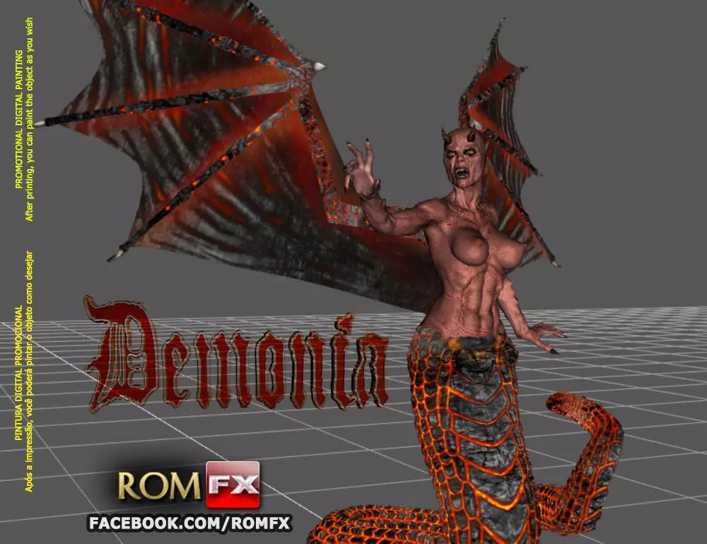 Demonia Creepy Figure Printable 3D print model_0