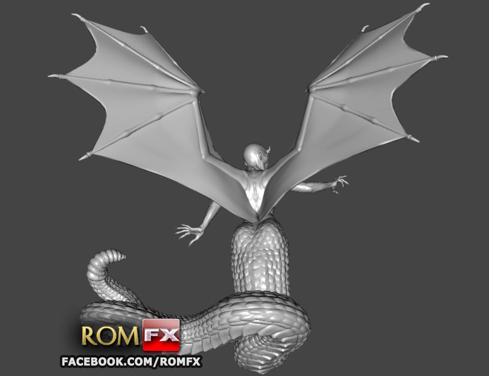 Demonia Creepy Figure Printable 3D print model_16