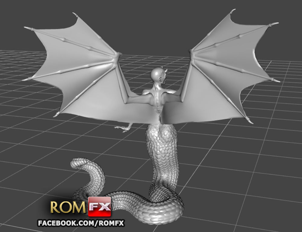 Demonia Creepy Figure Printable 3D print model_10