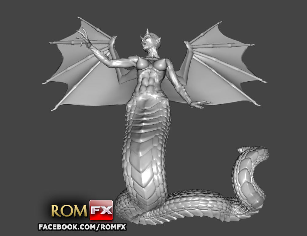 Demonia Creepy Figure Printable 3D print model_15