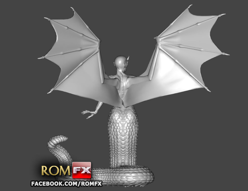 Demonia Creepy Figure Printable 3D print model_4