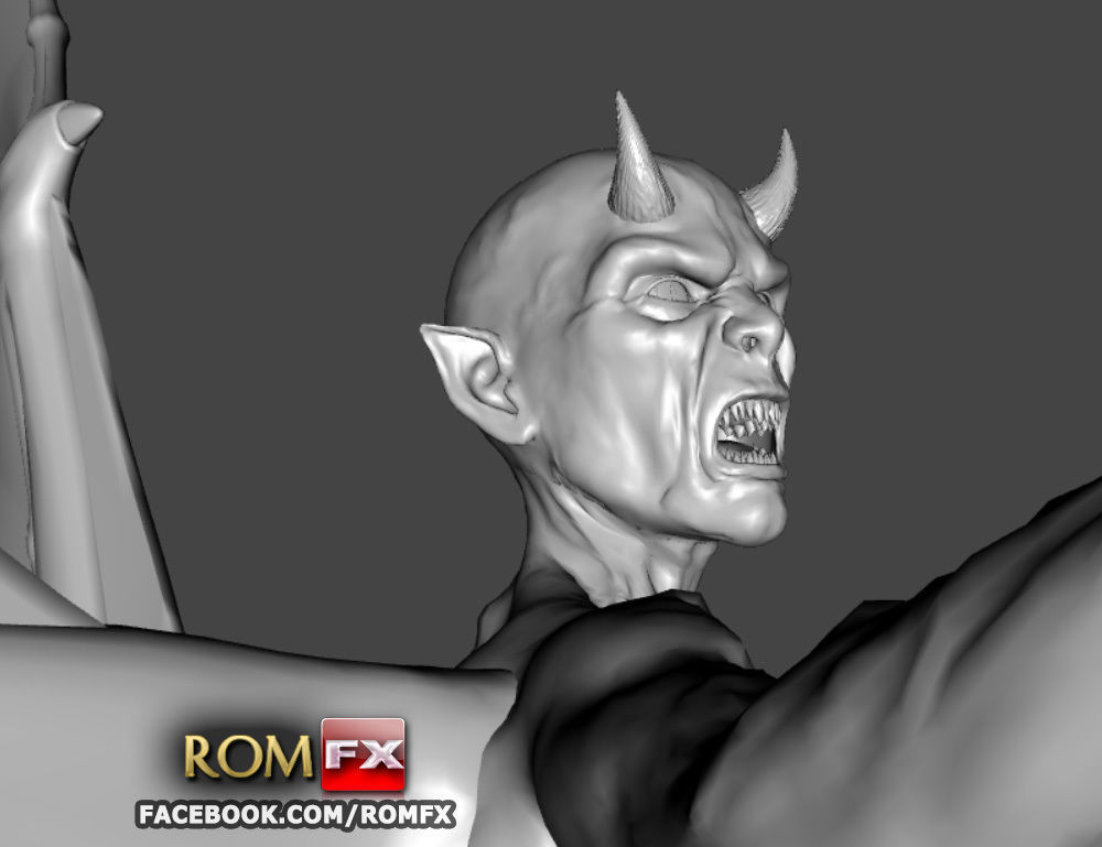 Demonia Creepy Figure Printable 3D print model_13