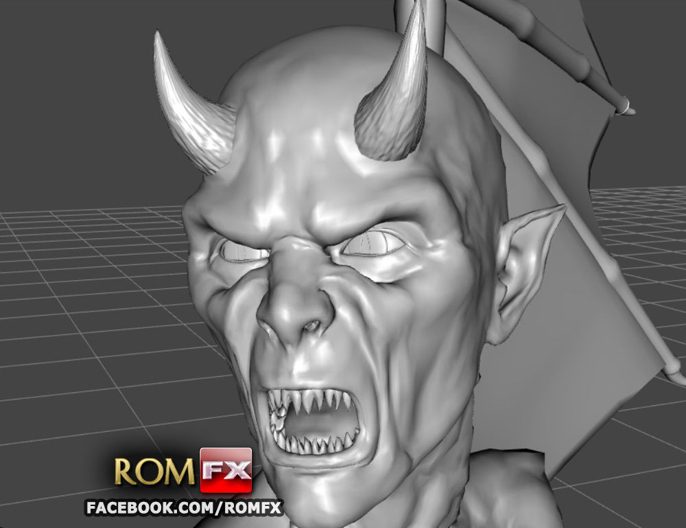 Demonia Creepy Figure Printable 3D print model_12