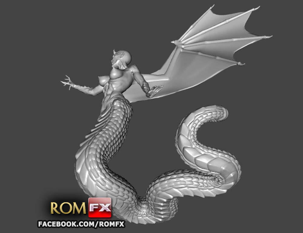 Demonia Creepy Figure Printable 3D print model_14