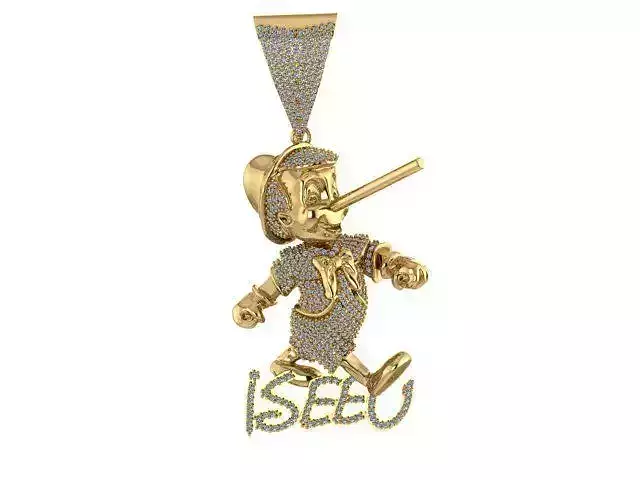  Pinocchio    necklace