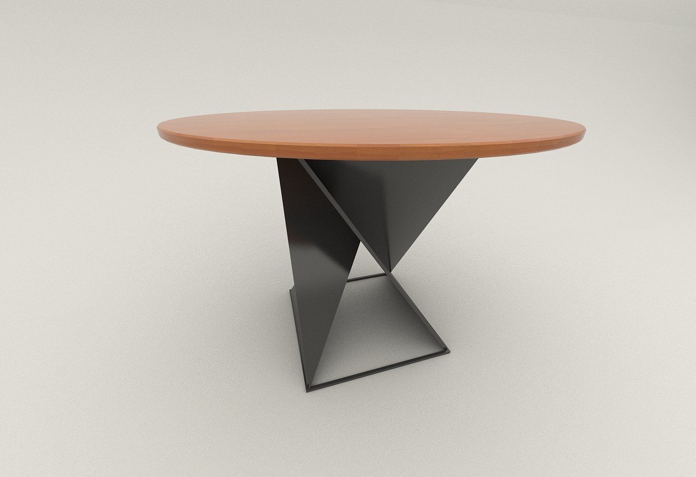 modern table 3D deign Low-poly 3D model_1