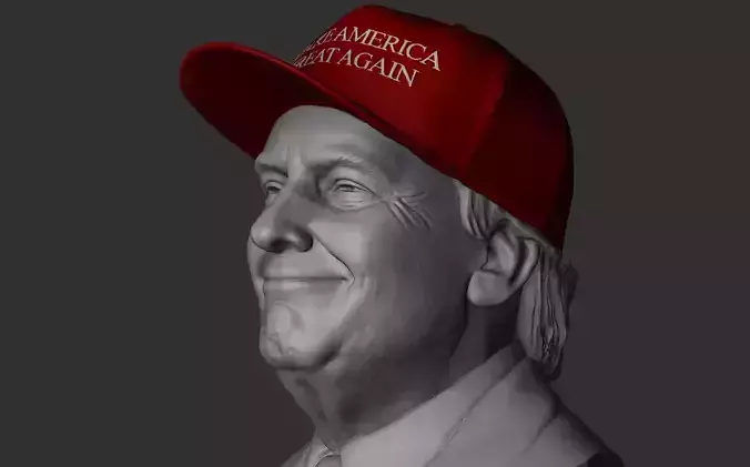 Trump - Make America Great Again 3D print model