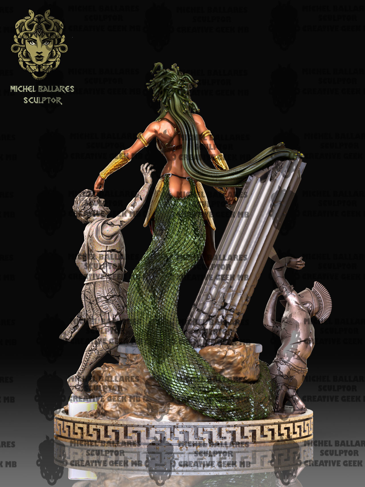 MEDUSA BY CREATIVE GEEK MB 3D print model_2