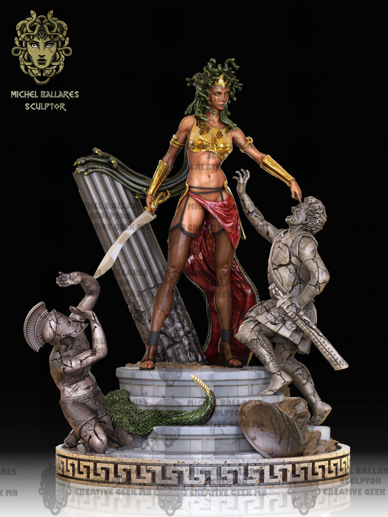 MEDUSA BY CREATIVE GEEK MB 3D print model_1