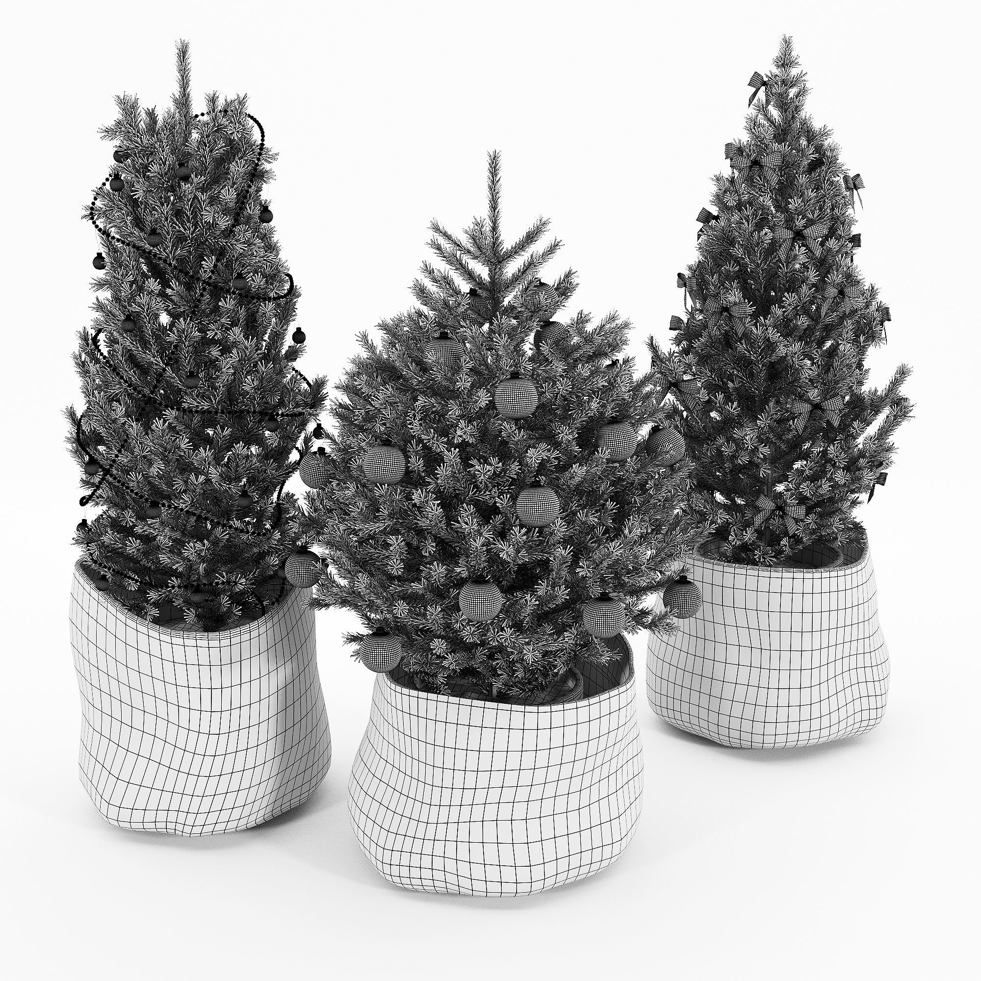 Christmas tree 2020 3D model_3