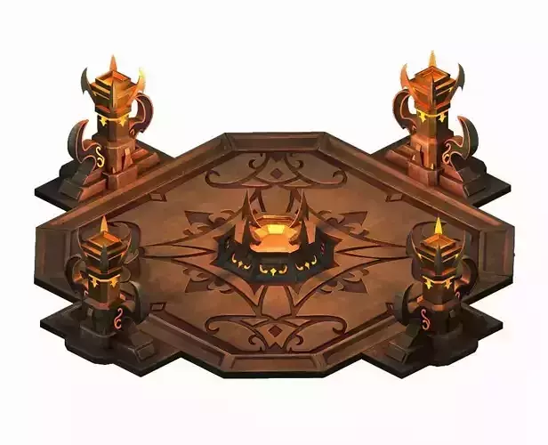 Tang Evil creatures - altar 04