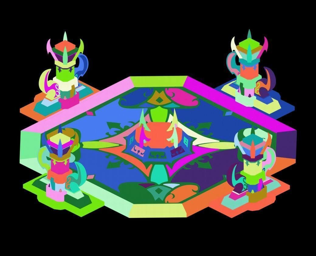 Tang Evil creatures - altar 04 3D model_5