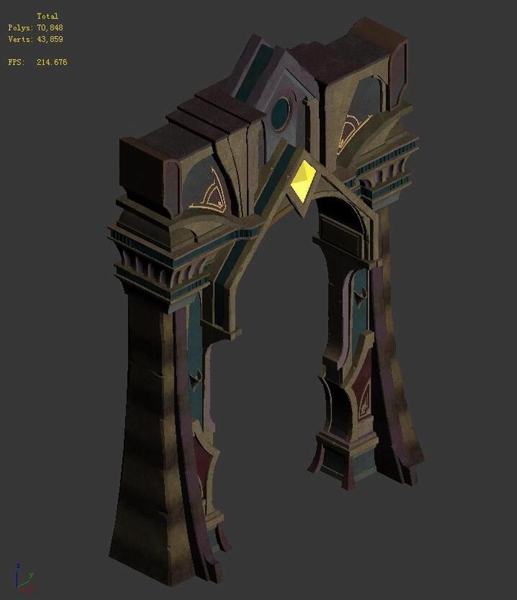 Tang Evil Creature - Shimen 02 3D model_2