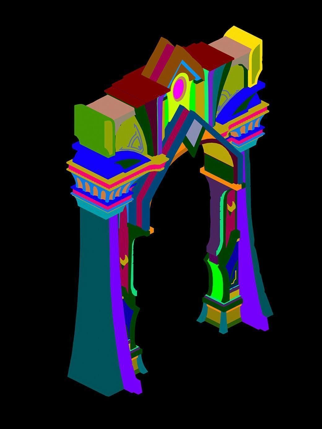 Tang Evil Creature - Shimen 02 3D model_5