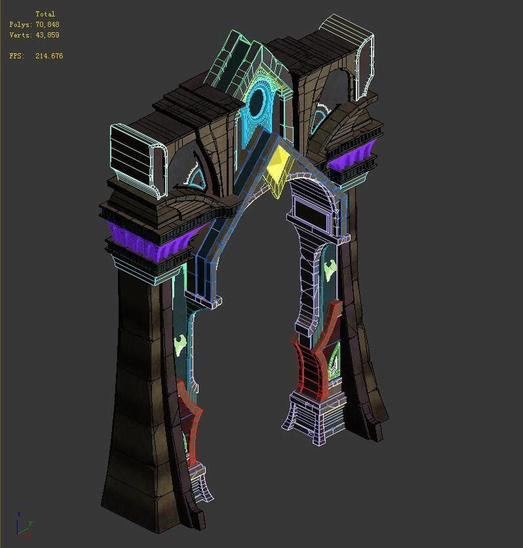 Tang Evil Creature - Shimen 02 3D model_1