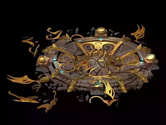 Tang Evil creatures - broken altar 02