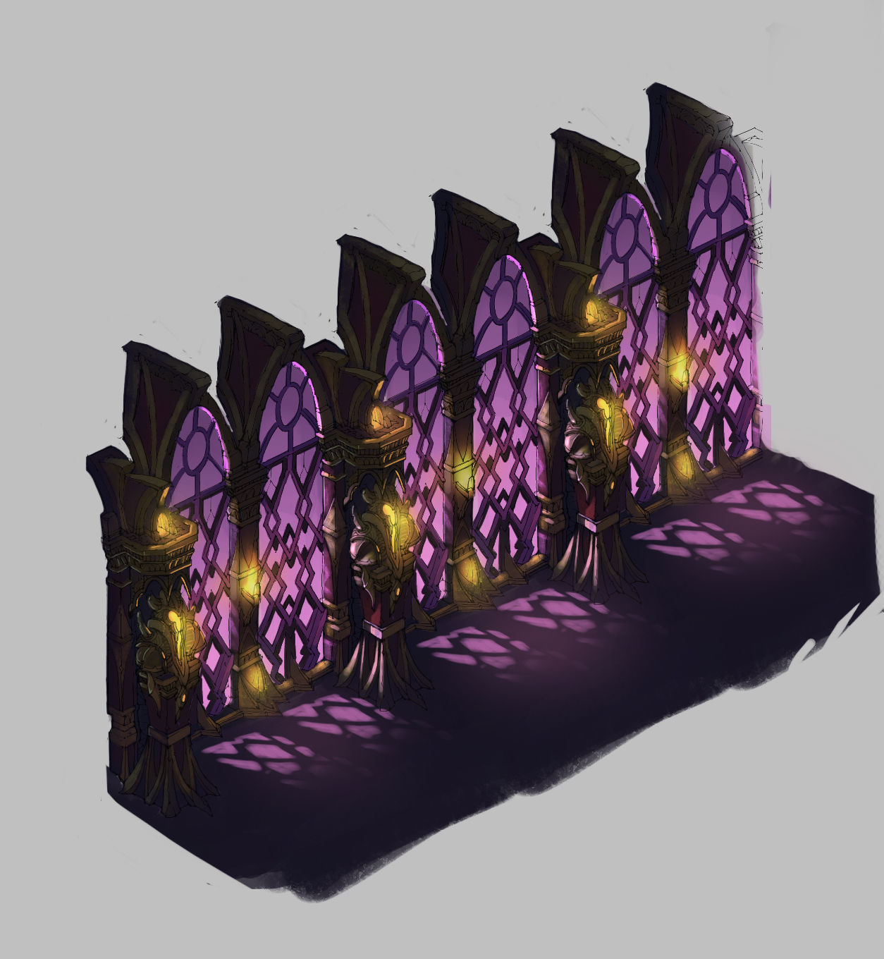 Tang Evil creatures - windows 01 3D model_2