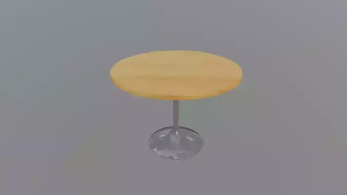 round wood table