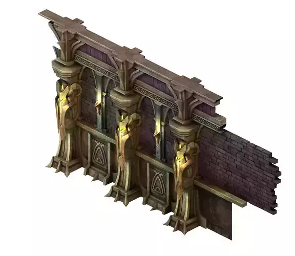 Tang Evil creatures - wall 01