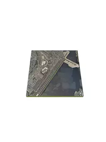 LaGuardia International Airport Terminal - High Resolution Image 3D model