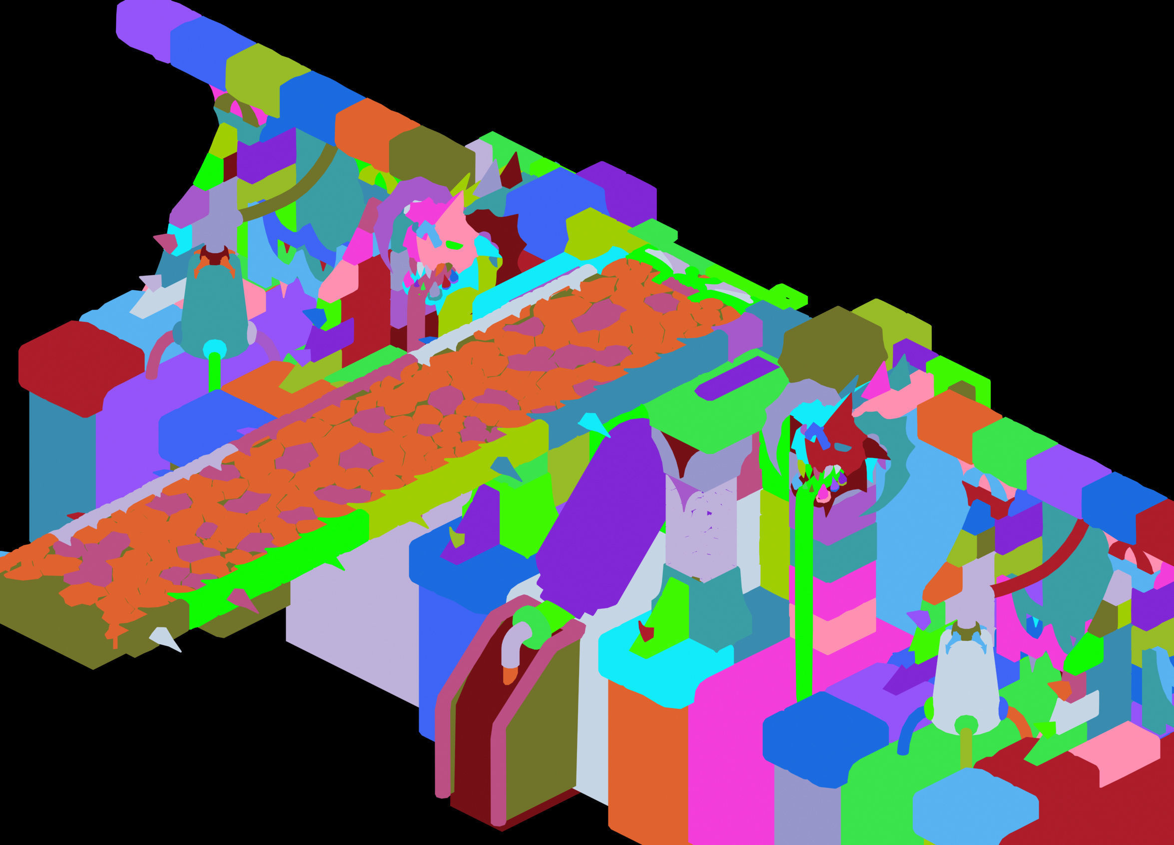 Tang Evil Creature - Dam 01 3D model_4