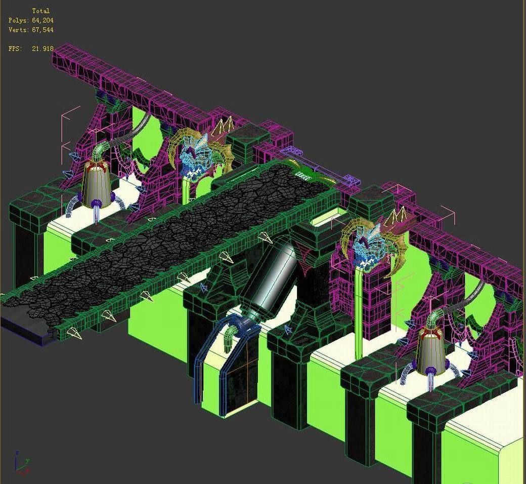 Tang Evil Creature - Dam 01 3D model_1