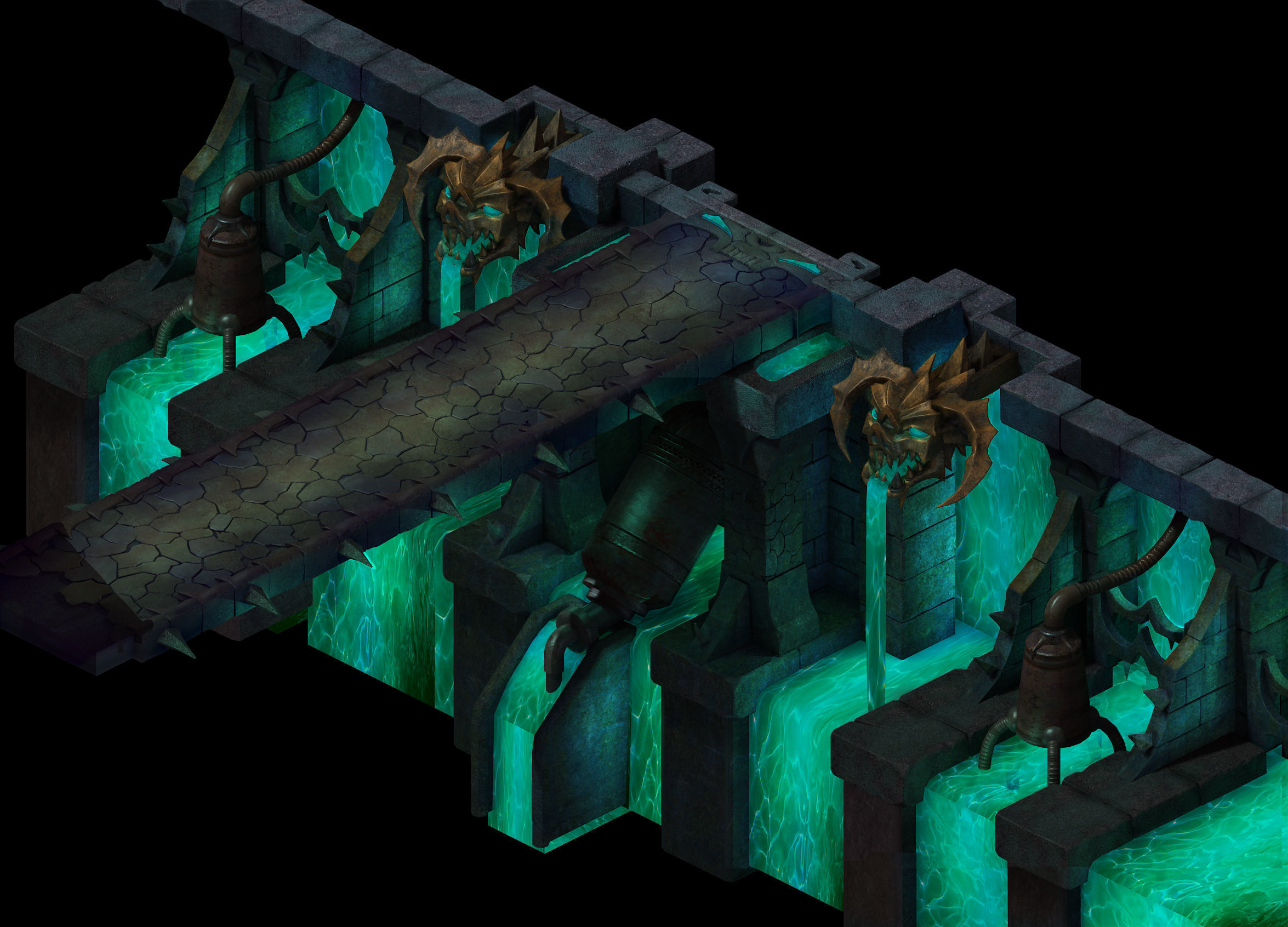 Tang Evil Creature - Dam 01 3D model_3