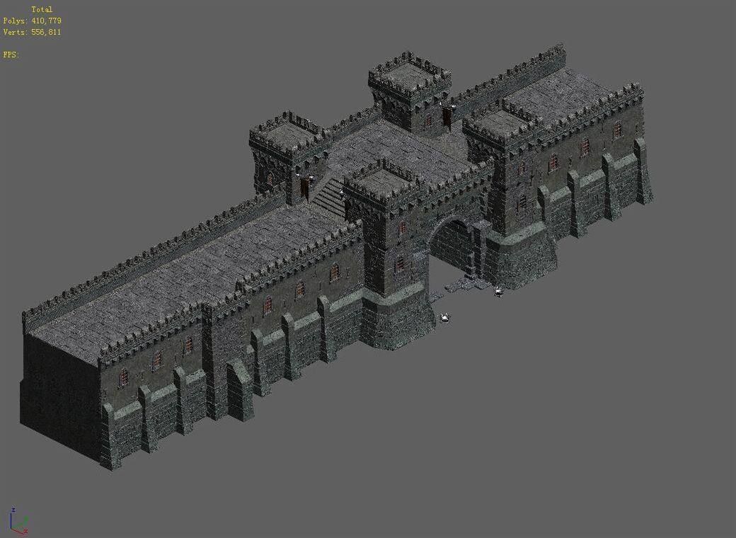 Tang Sennard - Hills - City Gate 01 3D model_3