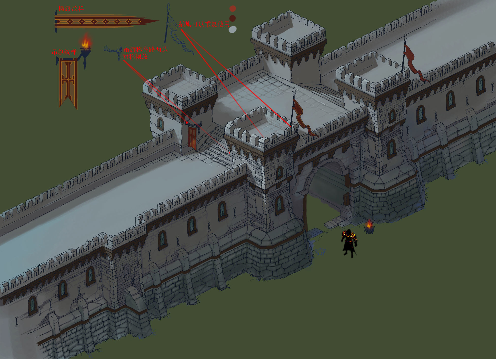 Tang Sennard - Hills - City Gate 01 3D model_2