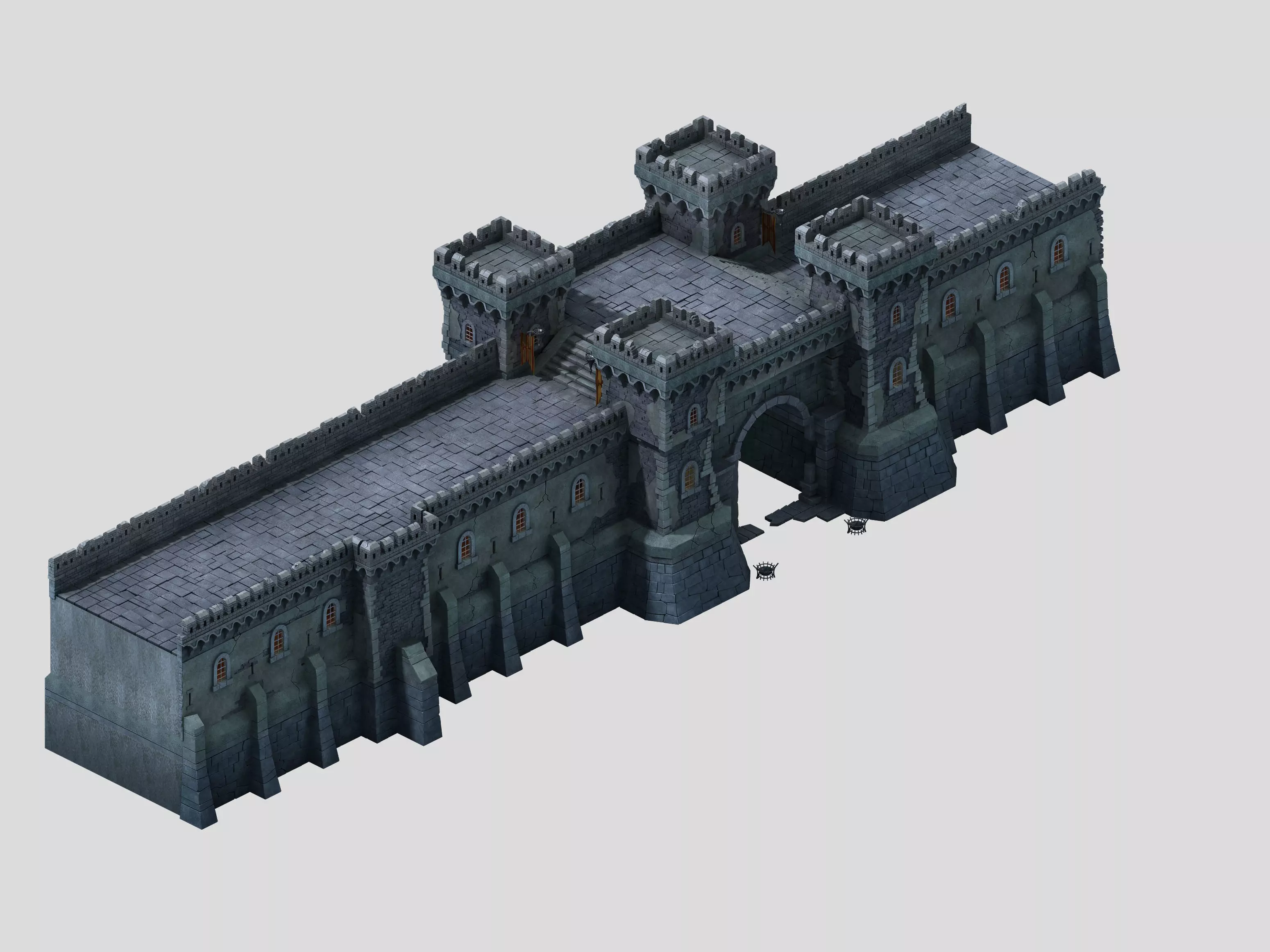 Tang Sennard - Hills - City Gate 01 3D model_0