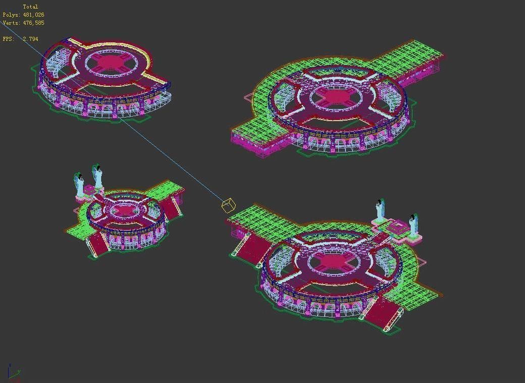 Tang Sennard Hills - Flower Garden 031 3D model_3