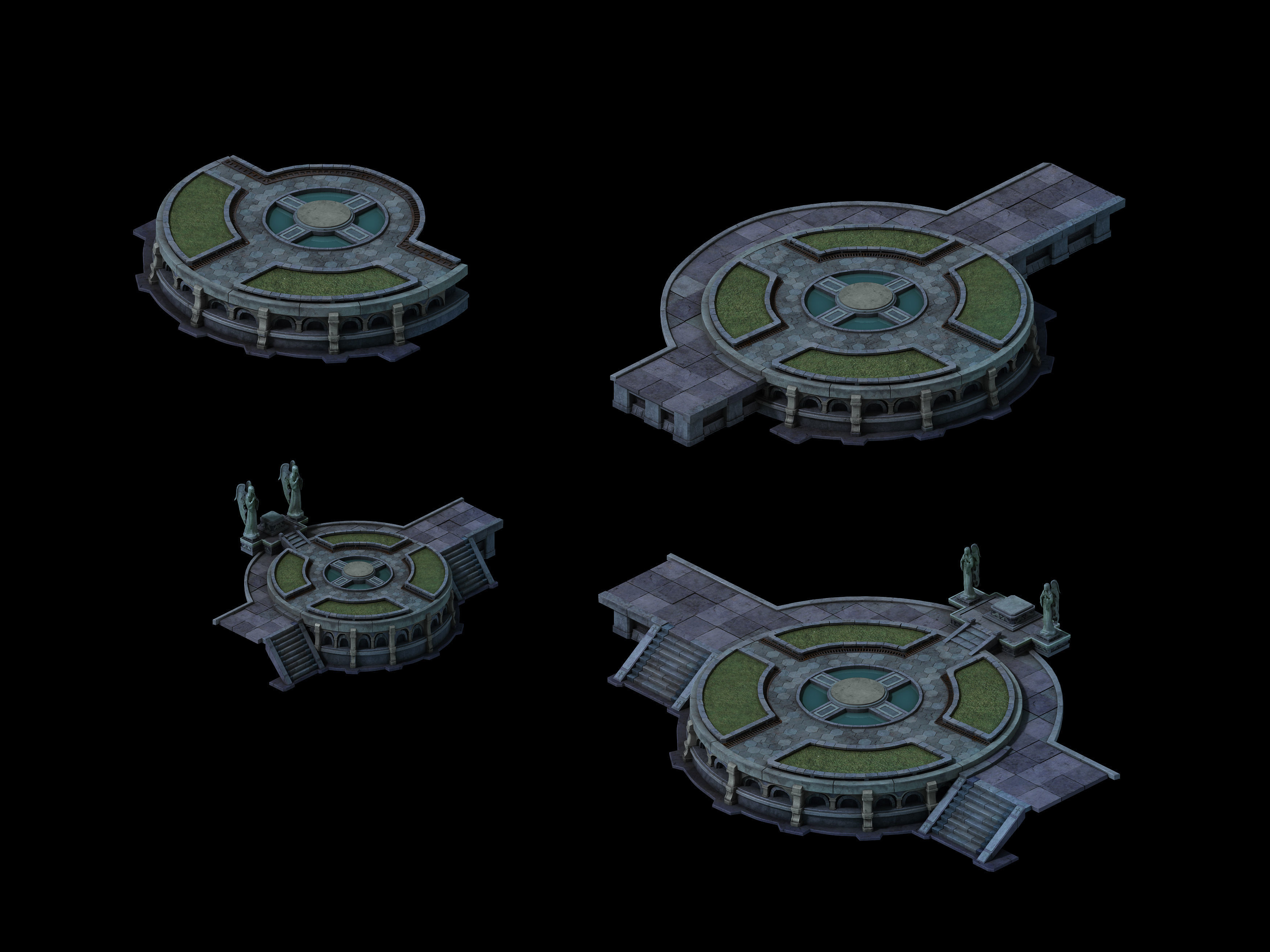 Tang Sennard Hills - Flower Garden 031 3D model_1