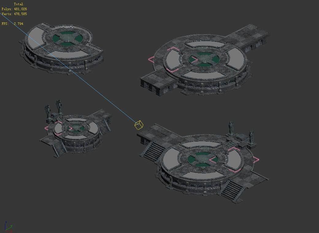 Tang Sennard Hills - Flower Garden 031 3D model_2