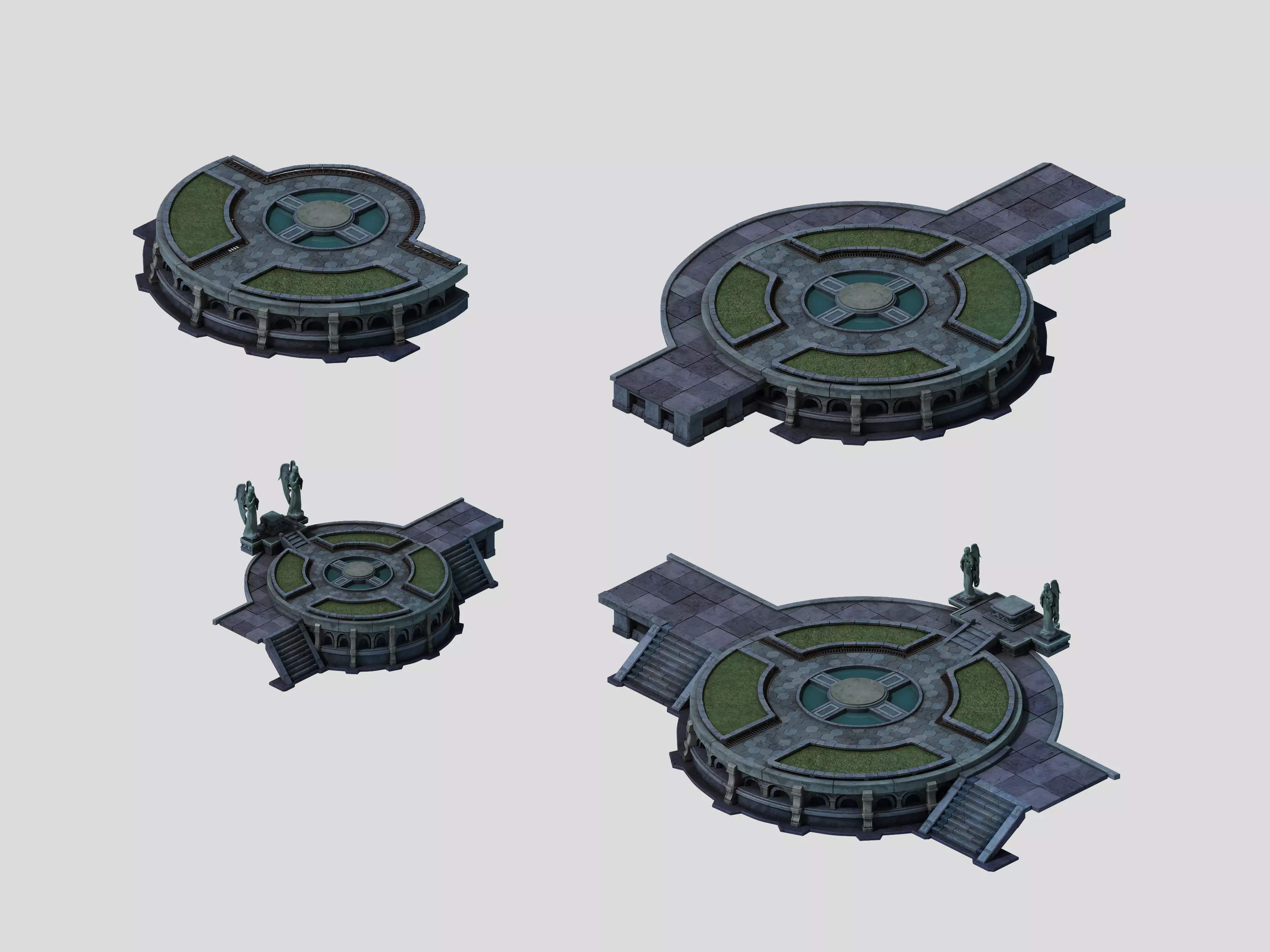 Tang Sennard Hills - Flower Garden 031 3D model_0